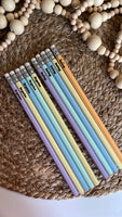 Personalized Engraved Pencils Set of 10