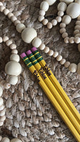 Personalized Engraved Pencils Set of 10